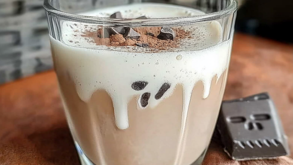 Enchanting Ghost Chocolate Milk (avec lait végétal) Recipe