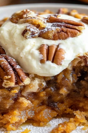 Homemade Pumpkin Pecan Cobbler Recipe