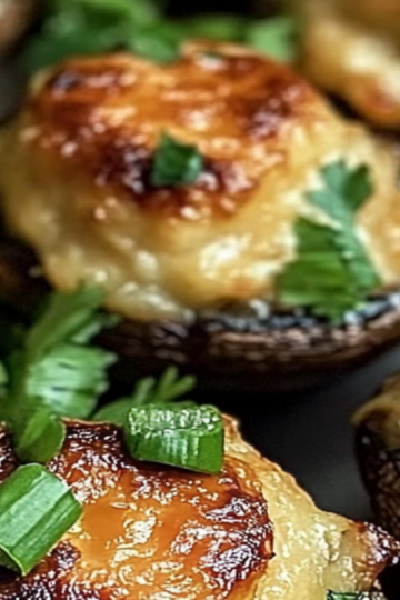 Jalapeno Popper Stuffed Mushrooms Recipe