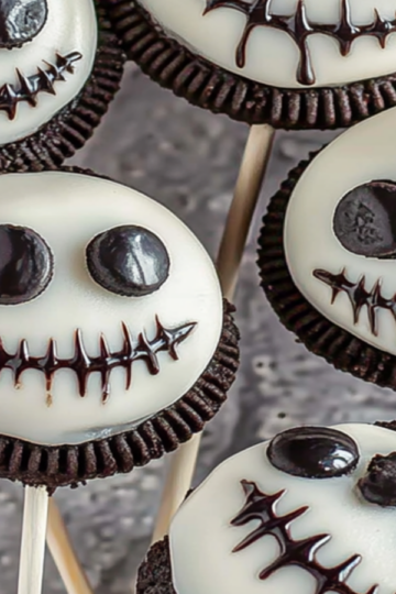 Jack Skellington Oreo Pops for Halloween Fun
