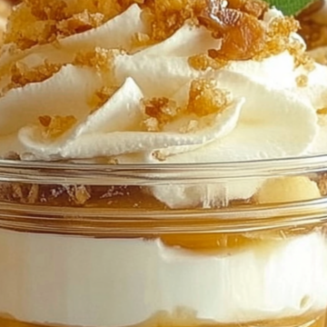 No Bake Caramel Apple Pie Cheesecake Parfaits