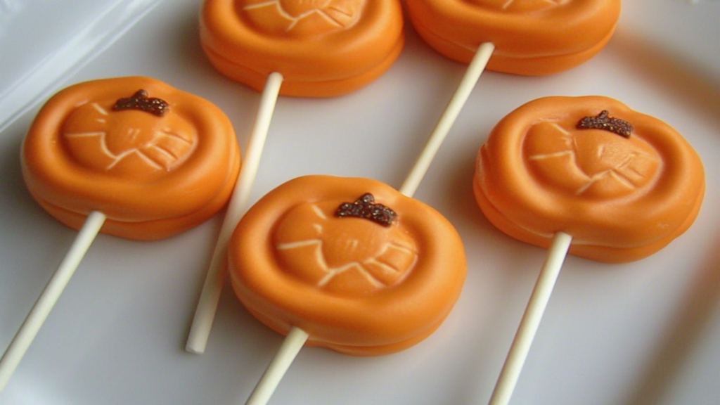 Pumpkin Marshmallow Lollipops Recipe
