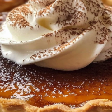 Indulge in Pumpkin Pie Brûlée with Bourbon Vanilla Cream