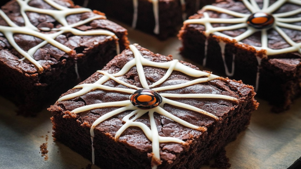 Spooky Spider Web Halloween Brownies Recipe to Wow Guests