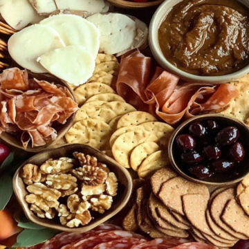 Thanksgiving Charcuterie Board - Kath Eats Real Food