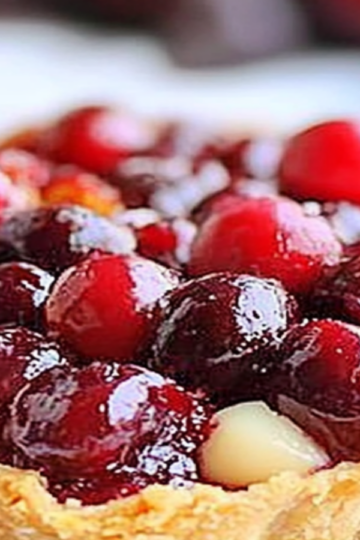 White Chocolate Cranberry Tart Recipe