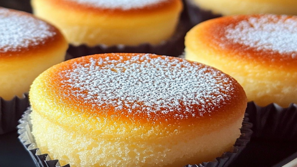 Moist Mini Japanese Cheesecakes Recipe