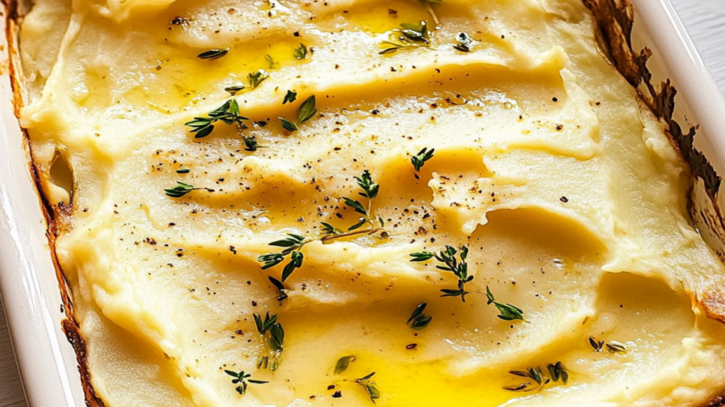 The Best Creamiest Baked Mashed Potatoes Recipe
