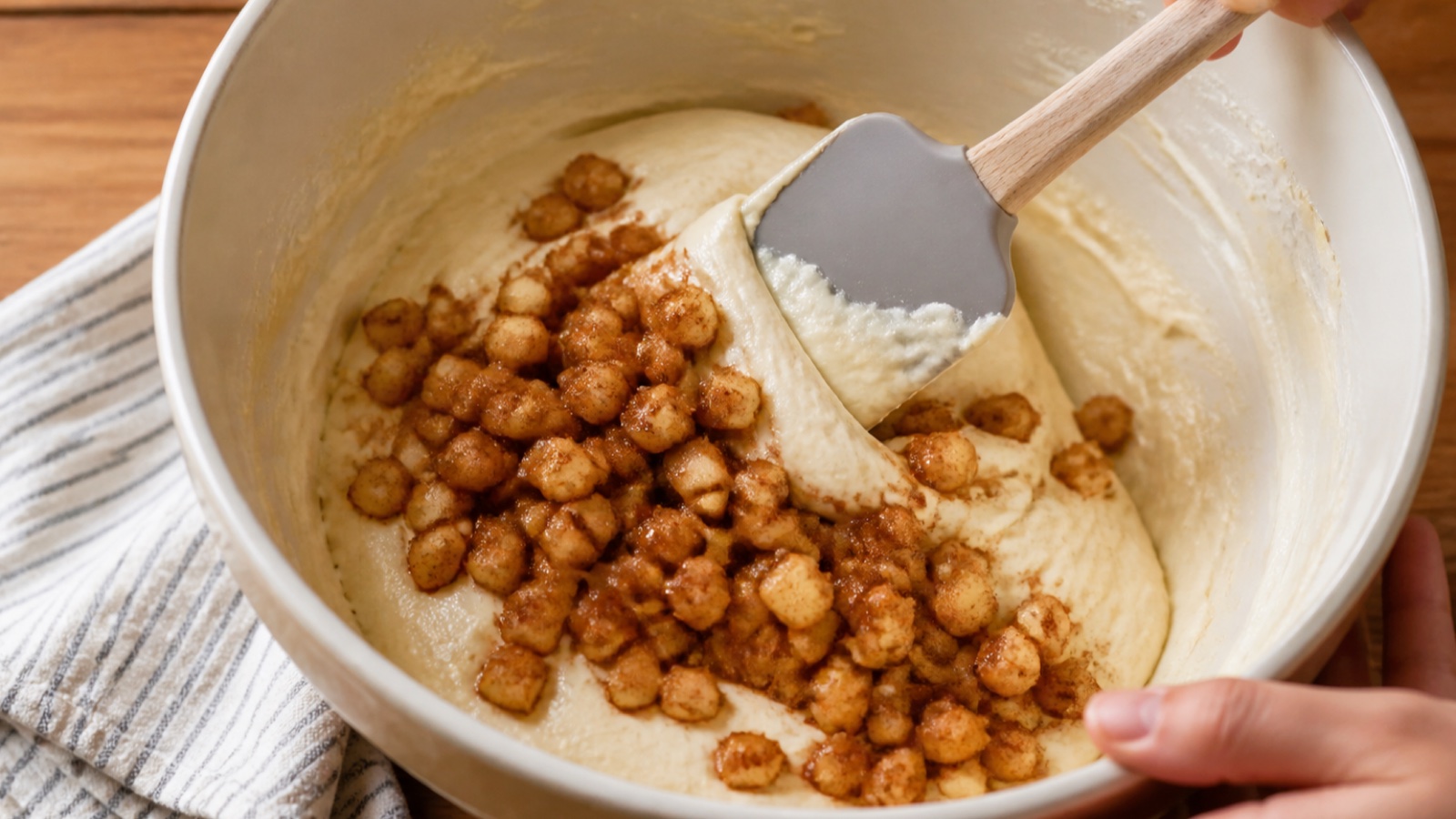 Preparation step for Apple Fritter Cake Recipe for Cozy Mornings