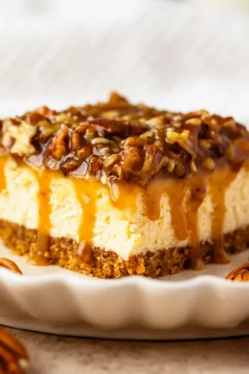Pecan Pie Cheesecake Bars