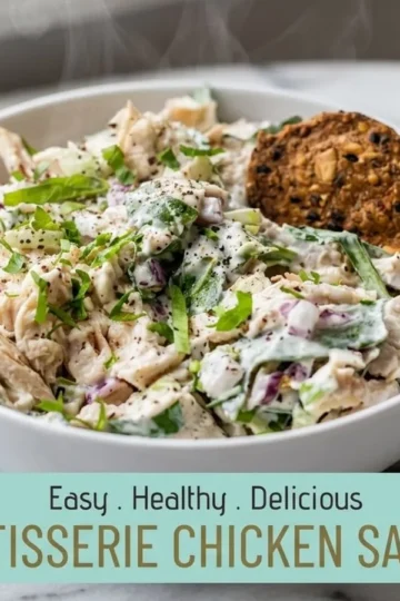 15-Minute Rotisserie Chicken Salad with Fresh Veggies