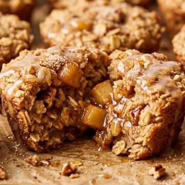Cinnamon Apple Baked Oatmeal Cups