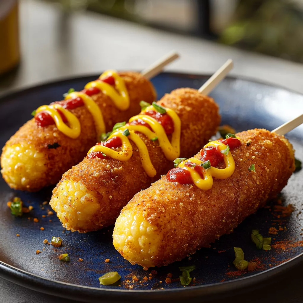 Crispy Homemade Corn Dogs